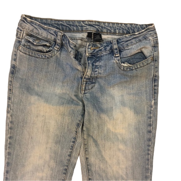 Kensie Bootcut Jeans- Distressed / Faded - Size 8 - Picture 3 of 10